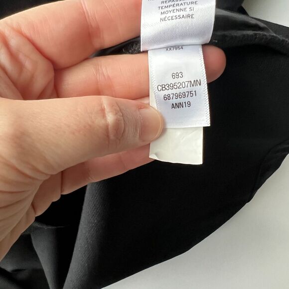 Nordstrom Calibrate Black Full Zip Jacket w/Pocket and Stretch Heavy-Size L - Picture 6 of 9